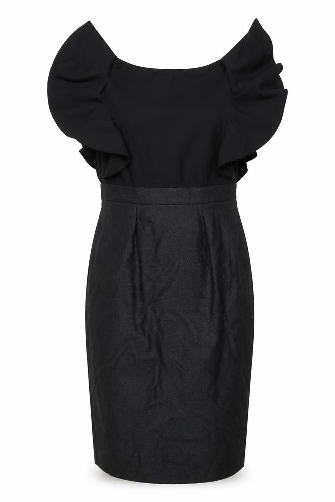 Marks and Spencer Per Una Womens Black Size 10 Sheath Knee Dress