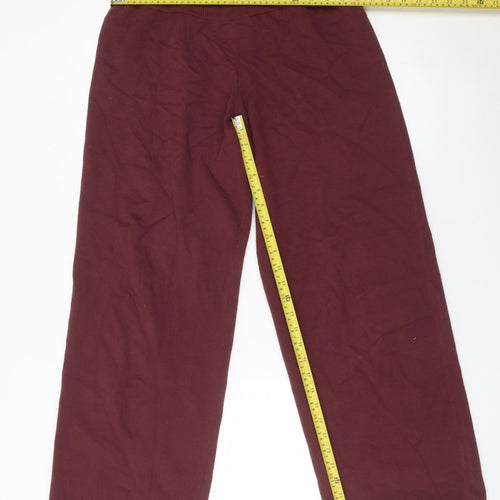 Native Youth Womens Brown Small Knit Sweatpants Viscose Blend