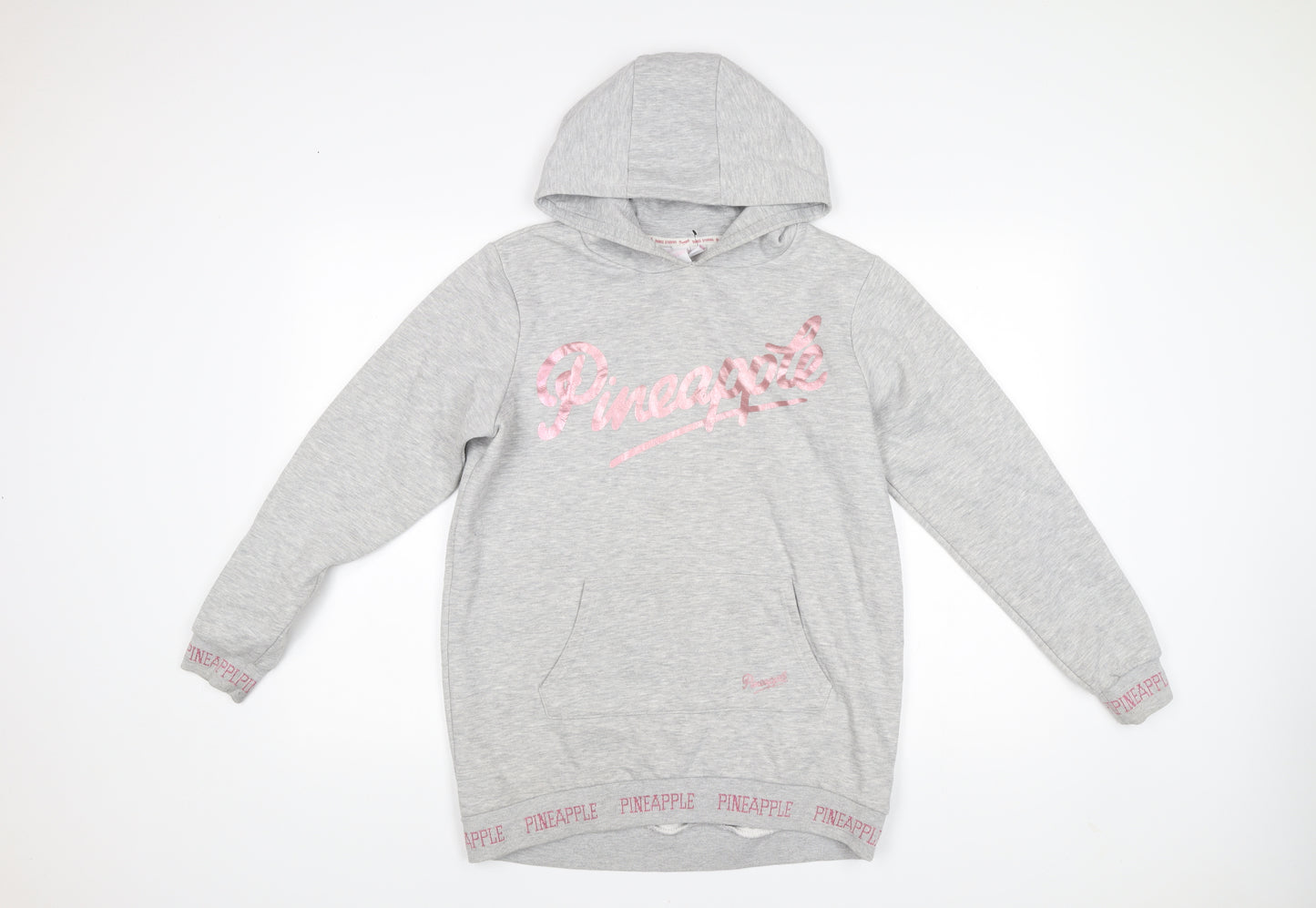 Pineapple Dance Studios Girls Grey Pullover Hoodie 12-13Y Logo Print Primark