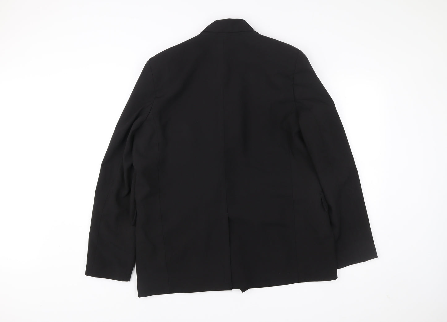 Topshop Women’s Black Double Breasted Blazer Jacket UK 12 Workwear