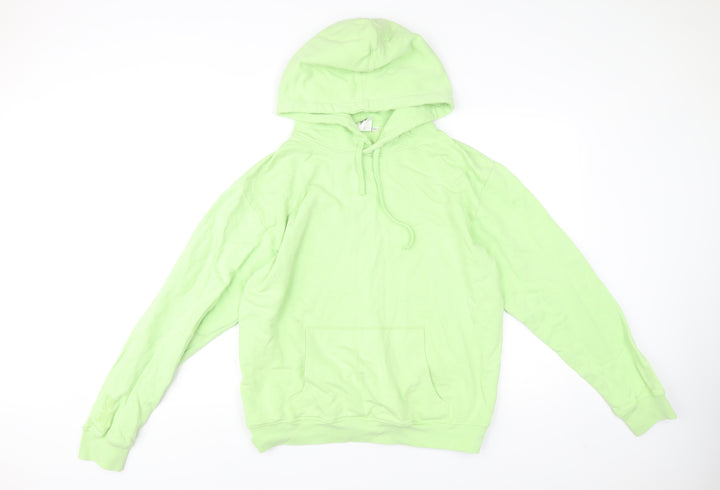 les girls les boys Unisex Green Pullover Hoodie Size M Cotton