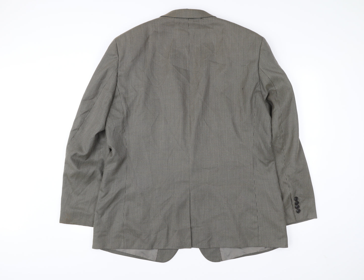Taylor & Wright Men's Grey 46R Regular Fit Checked Blazer Jacket