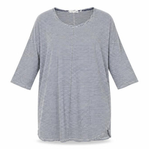 Seasalt Cornwall Women’s Blue Striped Cotton T-Shirt Dress Size 10
