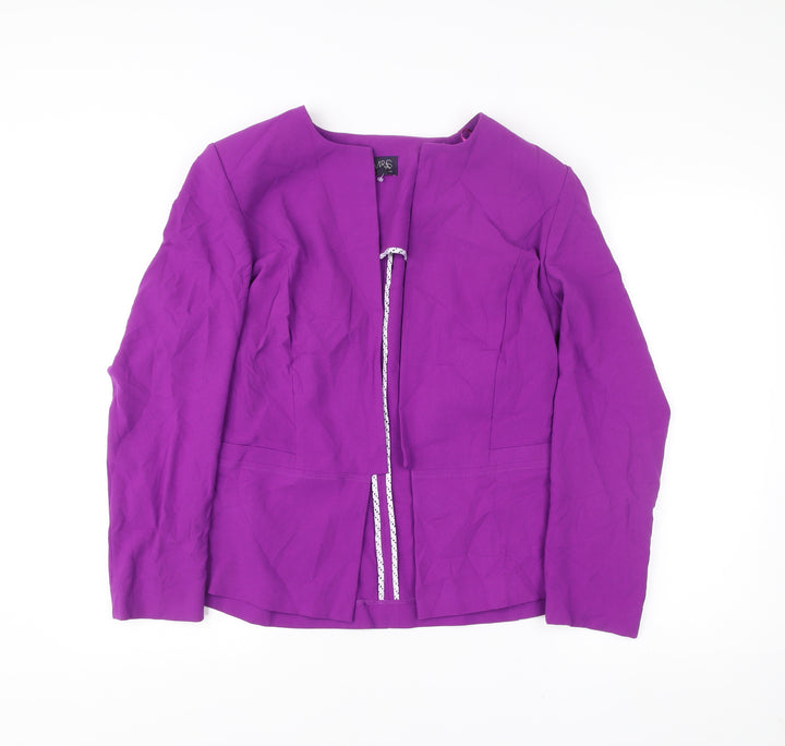 Marks and Spencer Women’s Purple Blazer Jacket Size 14 Workwear