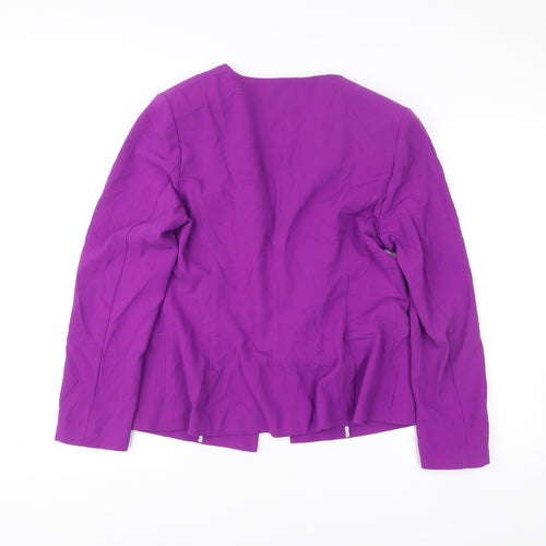 Marks and Spencer Women’s Purple Blazer Jacket Size 14 Workwear
