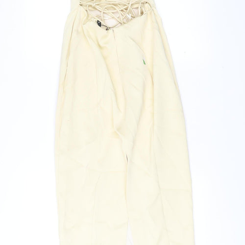 Zara Women’s Ivory Strapless Bodycon Midi Dress Size 10