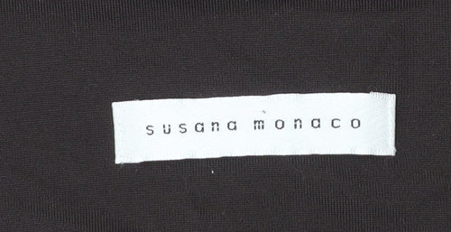 Susana Monaco Women’s Black Small Pencil Stretch Jersey Skirt