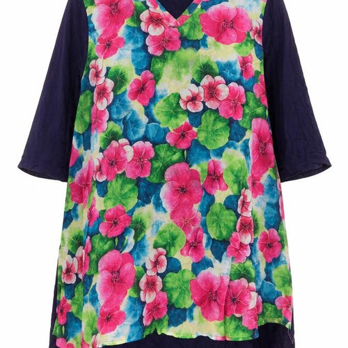 Butler & Wilson Womens Multicoloured Floral Shift Dress XL