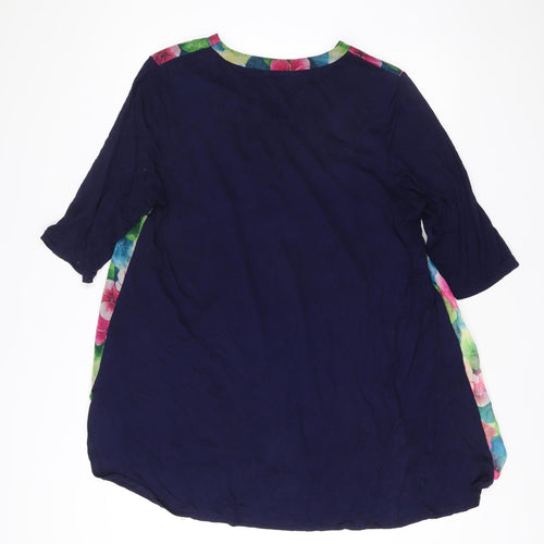 Butler & Wilson Womens Multicoloured Floral Shift Dress XL