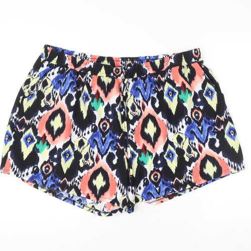 Papaya Women’s Multicoloured Geometric Shorts Size 20