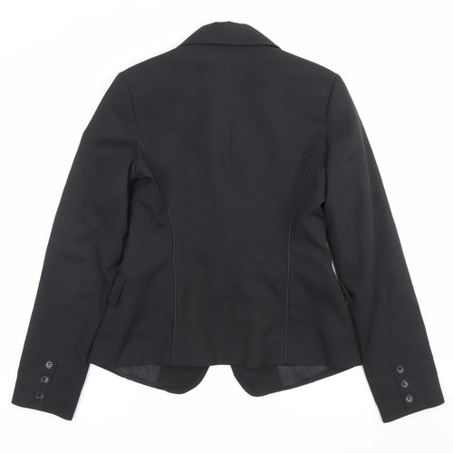 Orsay Womens Black Size 12 Single Breasted Blazer Jacket