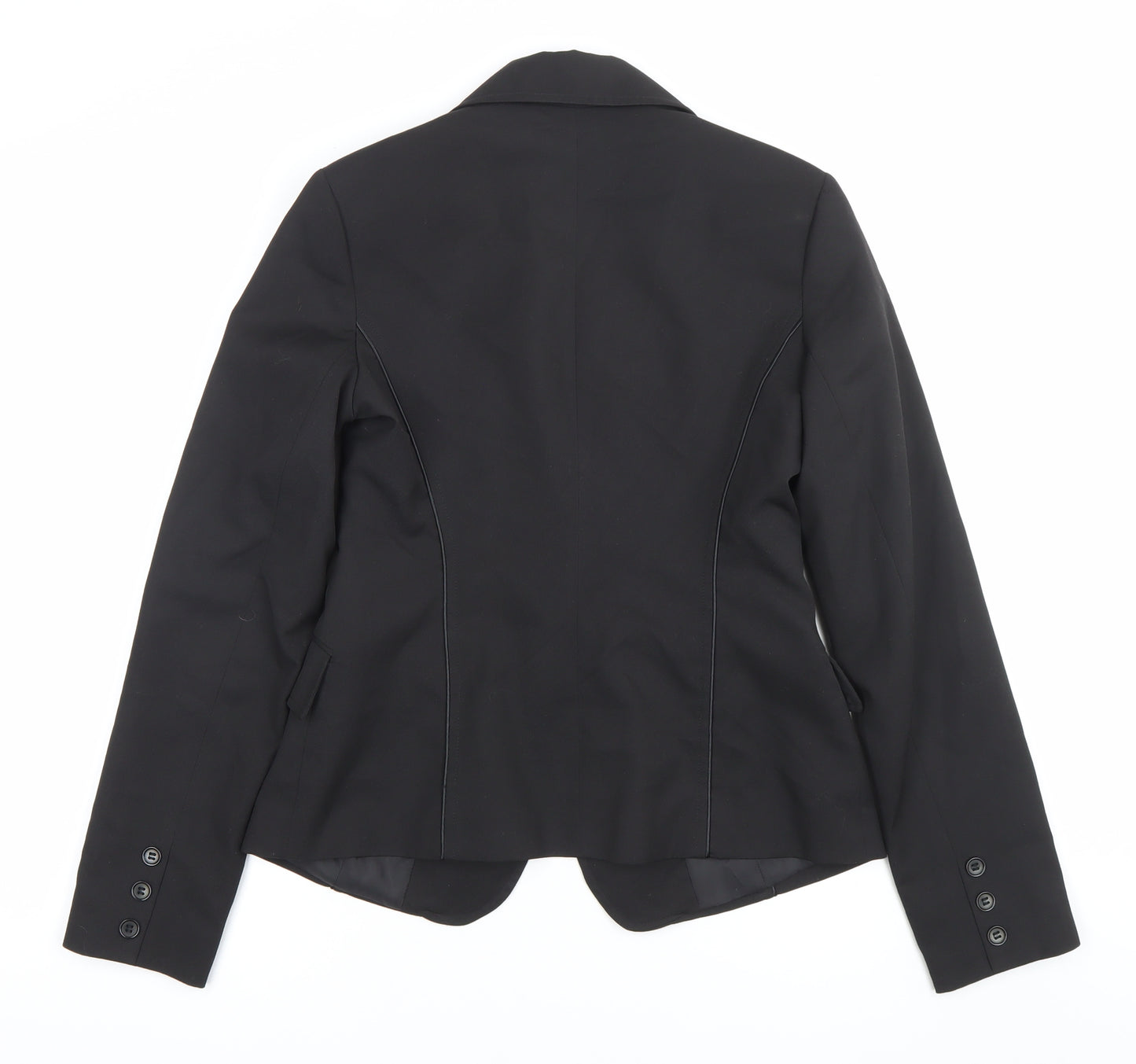 Orsay Womens Black Size 12 Single Breasted Blazer Jacket