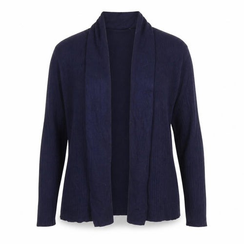 Bm Collection Womens Blue M Cardigan Knit Long Sleeve Work Casual