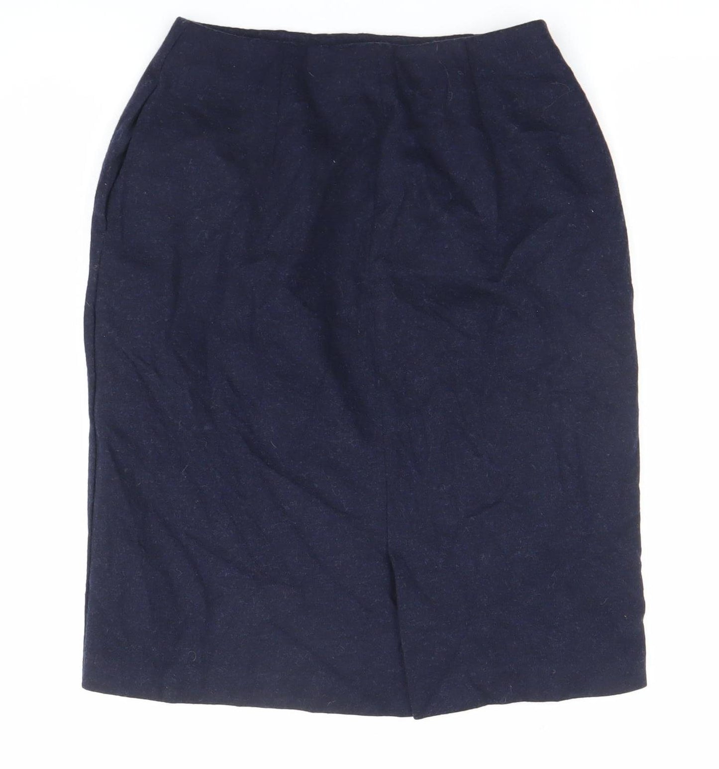 Uniqlo Women’s Blue Pencil Skirt Size S Knee Length Stretch Business