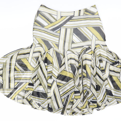 Precis Petite Women’s Multicoloured Geometric Pleated Skirt Size 10