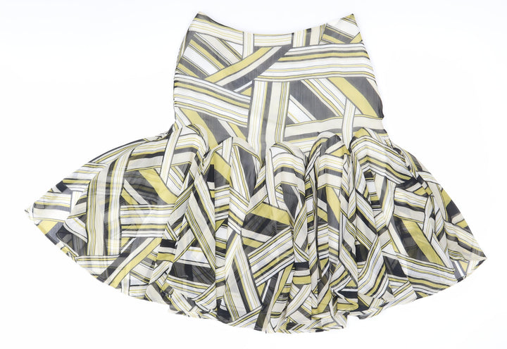 Precis Petite Women’s Multicoloured Geometric Pleated Skirt Size 10