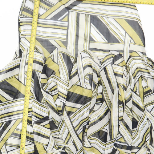 Precis Petite Women’s Multicoloured Geometric Pleated Skirt Size 10