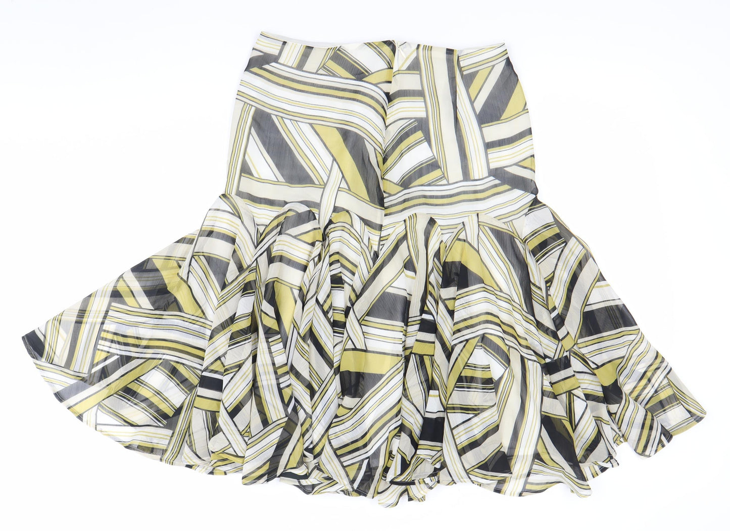 Precis Petite Women’s Multicoloured Geometric Pleated Skirt Size 10