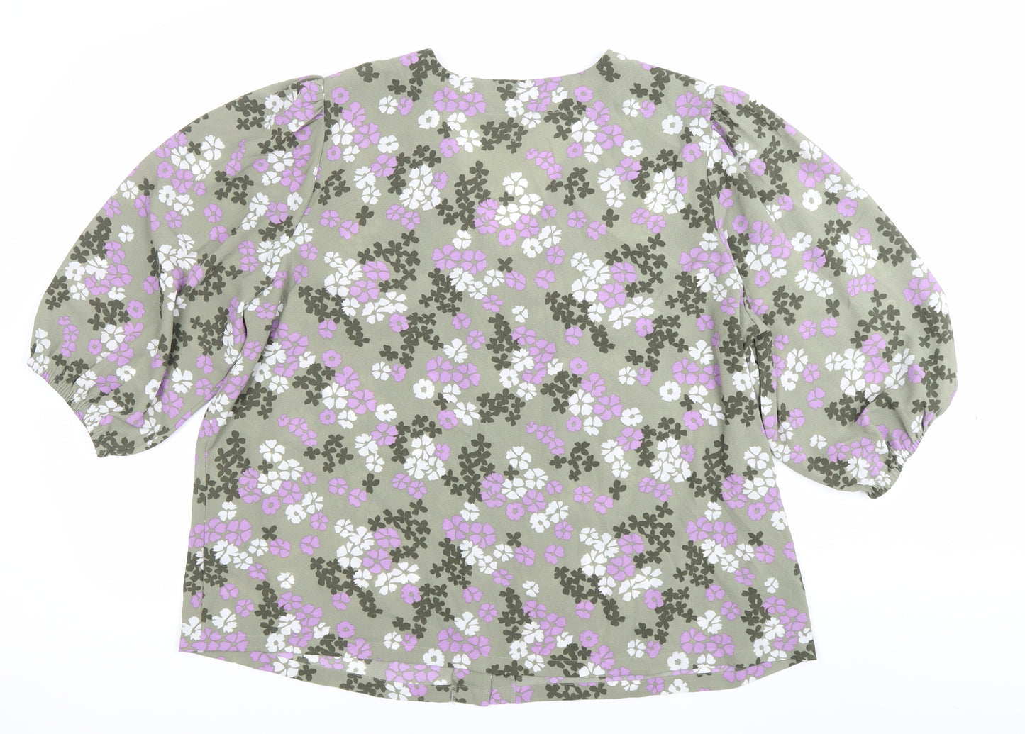 Marks and Spencer Women’s Multicoloured Floral Blouse Size 22