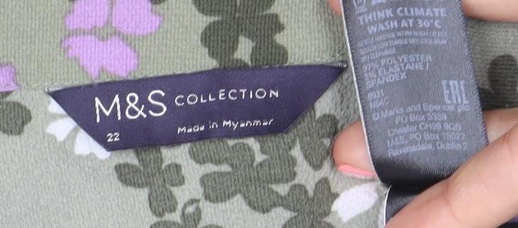 Marks and Spencer Women’s Multicoloured Floral Blouse Size 22