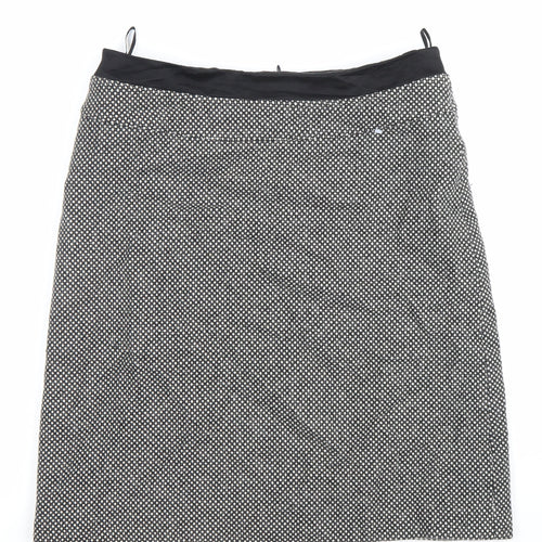 Kaliko Women’s Black Wool Blend Pencil Skirt Size 12 Workwear