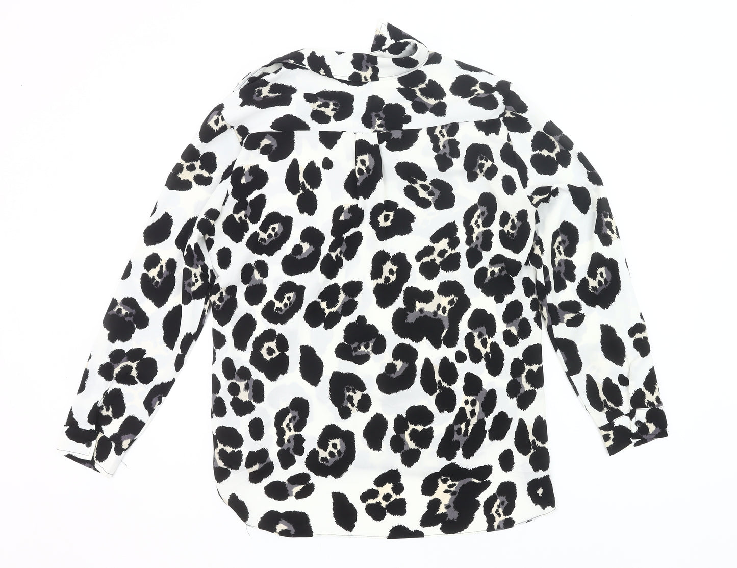 Voyelles Women’s Multicoloured Leopard Print Button-Up Shirt Size S