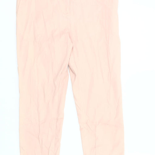 Next Womens Beige Chino Slim Fit Trousers Size S