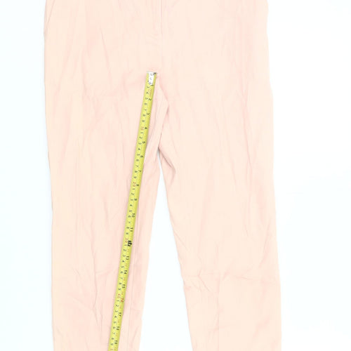 Next Womens Beige Chino Slim Fit Trousers Size S