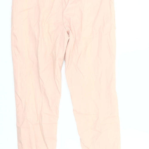 Next Womens Beige Chino Slim Fit Trousers Size S