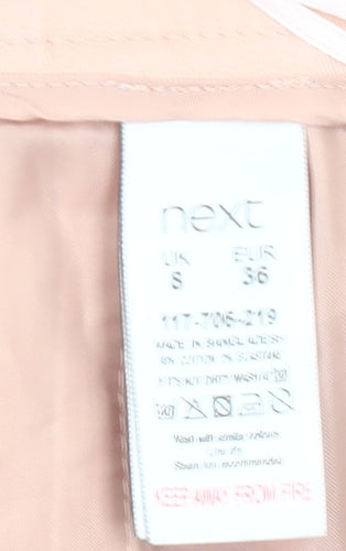 Next Womens Beige Chino Slim Fit Trousers Size S