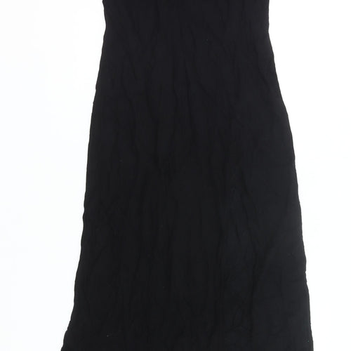 ASOS DESIGN Women’s Black Size 6 Long Slip Dress Summer