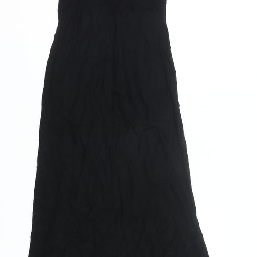ASOS DESIGN Women’s Black Size 6 Long Slip Dress Summer