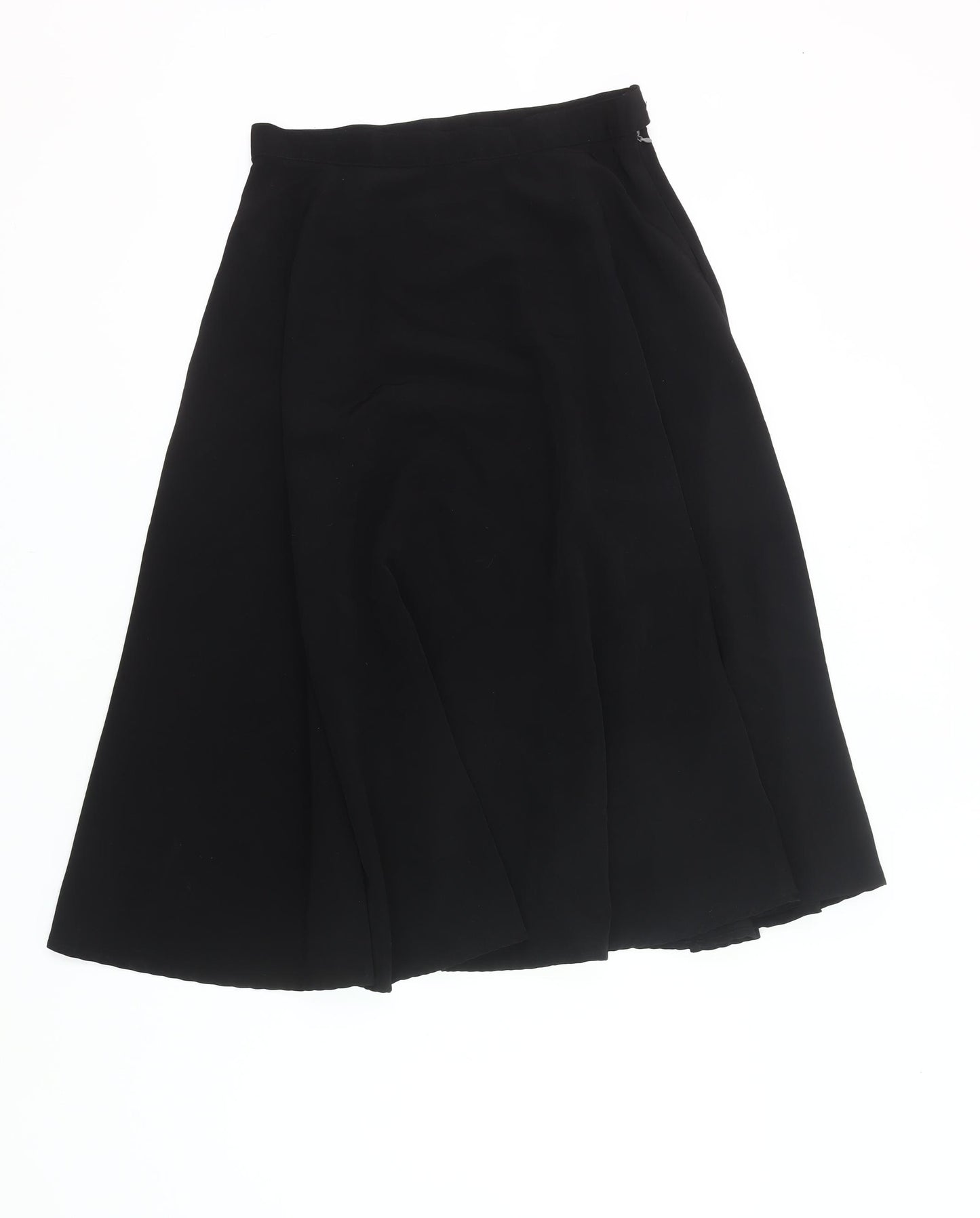 American Apparel Women’s Black L Midi A-Line Polyester Skirt