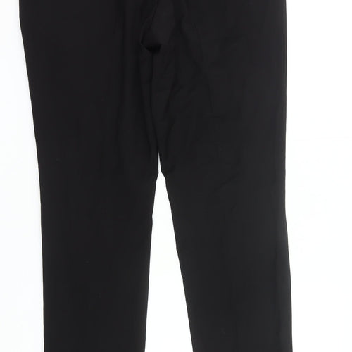 Marks and Spencer Men's Black Wool Slim Fit Dress Pants 38W 33L
