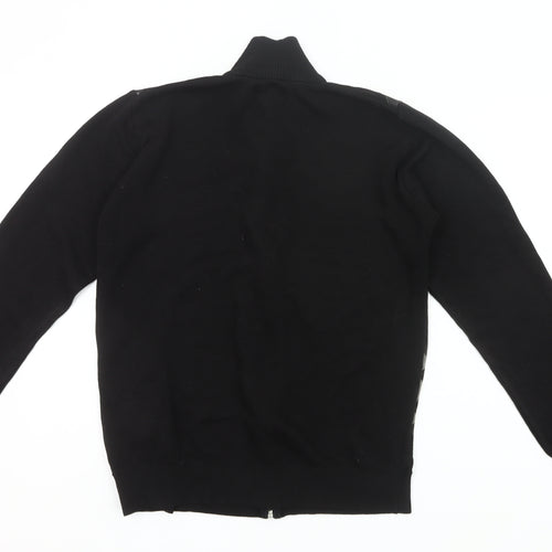 Smith & Taylor Men’s Black XL Argyle Full Zip Jumper