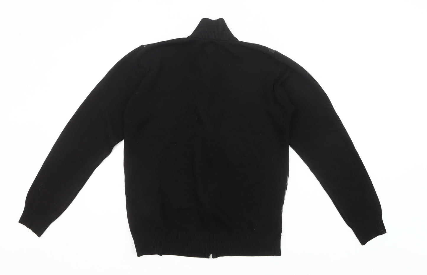 Smith & Taylor Men’s Black XL Argyle Full Zip Jumper