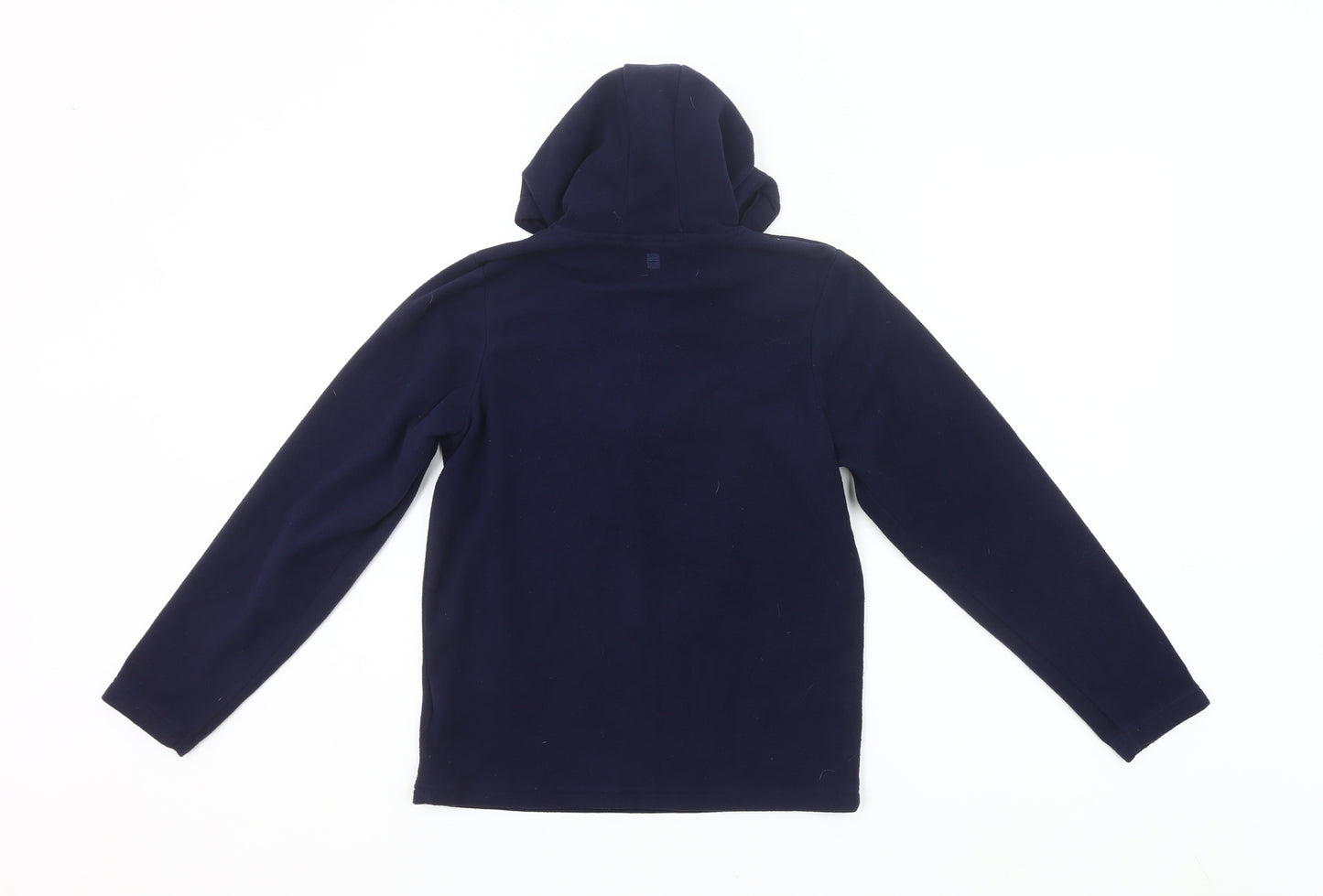 Mountain Warehouse Boys Blue Fleece Hoodie 13 Years 1/4 Zip Lightweight