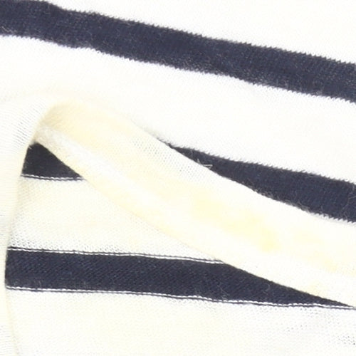 GAP Women’s XL Black White Striped Tank Dress Linen Cotton