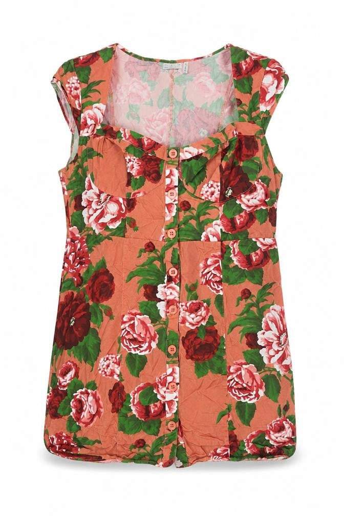 ASOS Design Women’s Multicoloured Floral Shift Dress Size 18