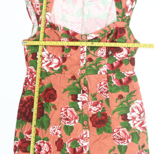 ASOS Design Women’s Multicoloured Floral Shift Dress Size 18