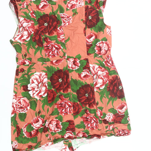 ASOS Design Women’s Multicoloured Floral Shift Dress Size 18