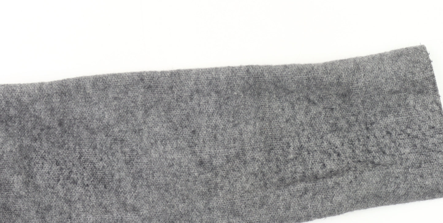 Tatuum Womens Grey Knit Cardigan S Long Sleeve Open Front