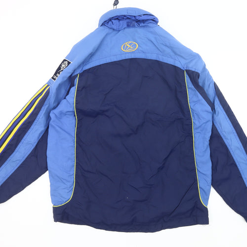 ISC Leeds Rhinos Men’s Blue Small Rugby Windbreaker Jacket