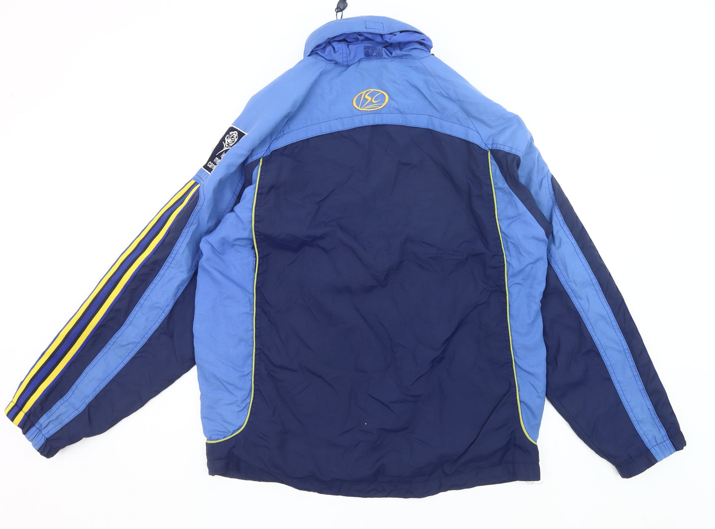 ISC Leeds Rhinos Men’s Blue Small Rugby Windbreaker Jacket