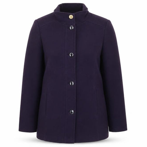 Marks and Spencer Women’s Purple Wool Blend Mid-Length Coat Size 14