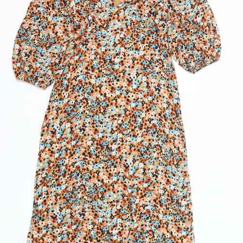 Blue Vanilla Women’s Multicoloured Floral Shift Dress Size 10