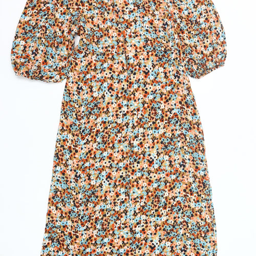 Blue Vanilla Women’s Multicoloured Floral Shift Dress Size 10