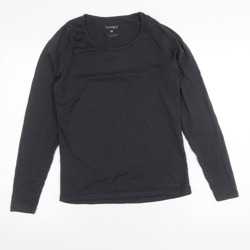 Howies Women’s Black Long Sleeve Cotton T-Shirt Size M