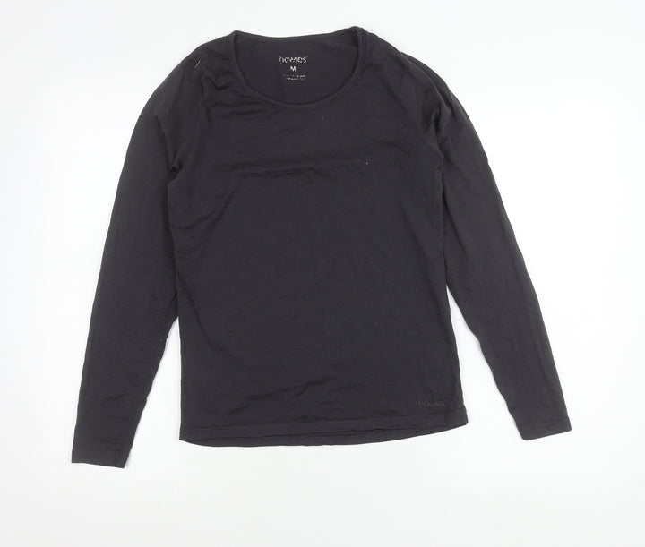 Howies Women’s Black Long Sleeve Cotton T-Shirt Size M