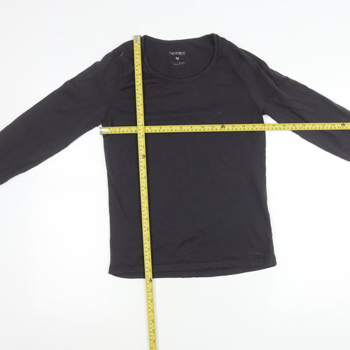 Howies Women’s Black Long Sleeve Cotton T-Shirt Size M